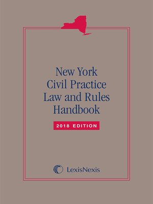 cover image of New York Civil Practice Law and Rules Handbook